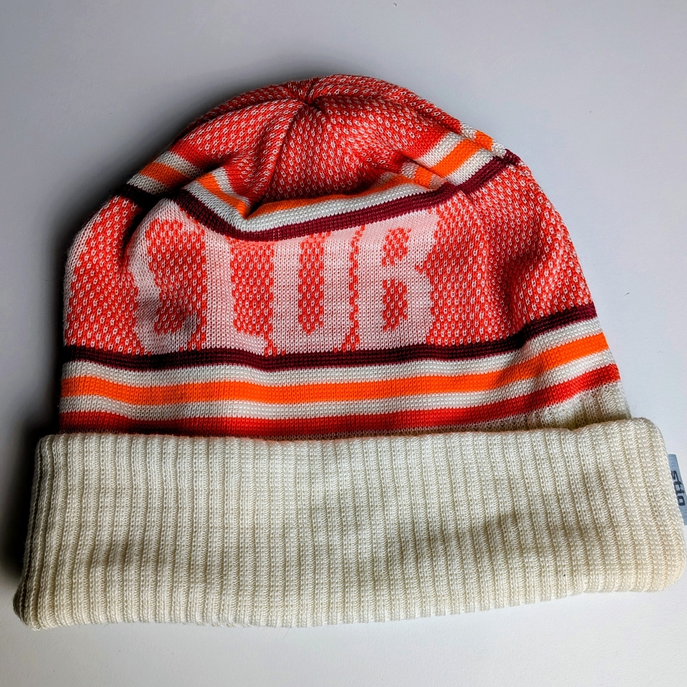 Stio Retro Beanie Hat Merino Wool Tencel PeakWool Knit Winter Ski Jackson Hole